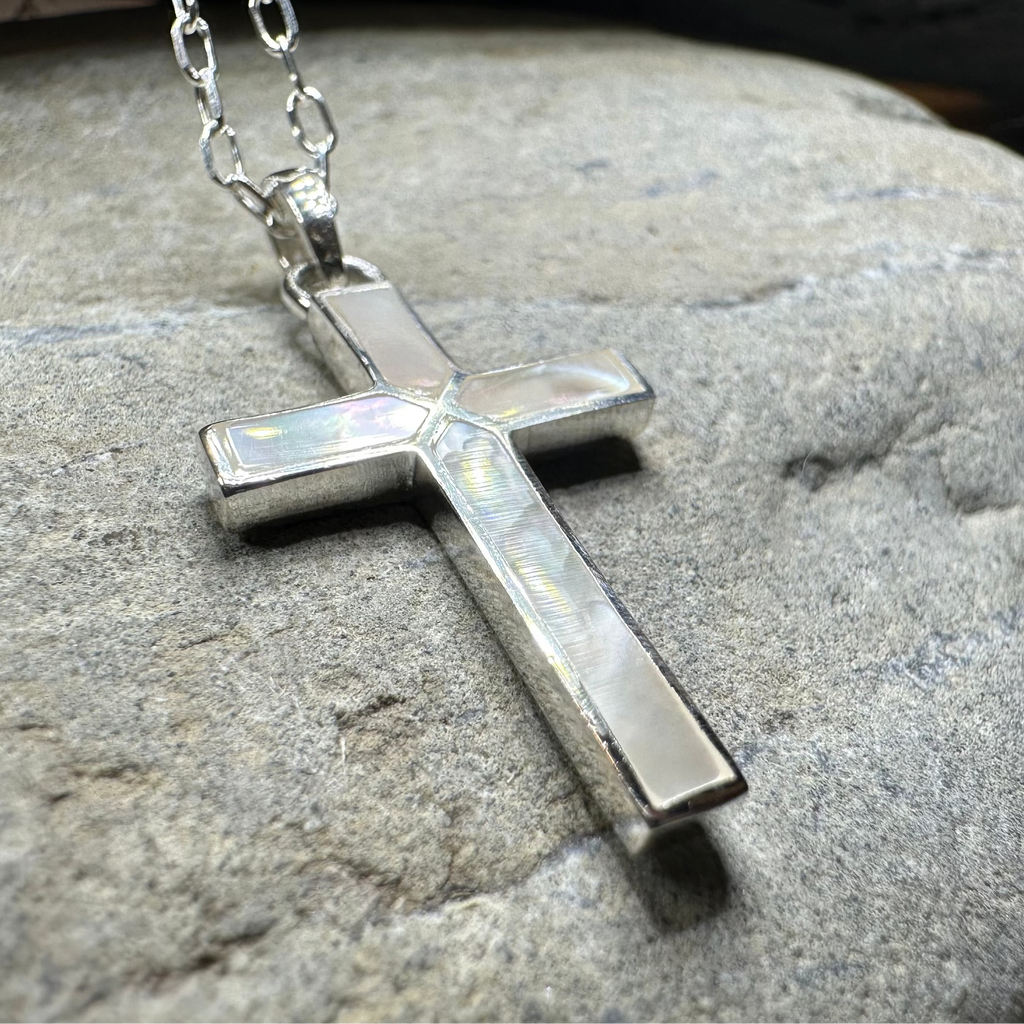 Petite Silver Celtic Cross Necklace