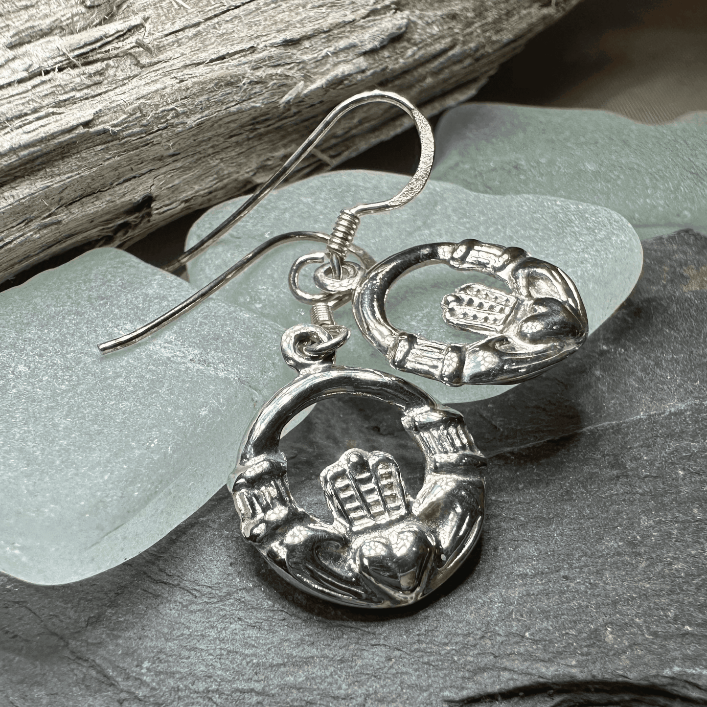 Celtic Claddagh Earrings - 