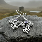 Marcasite Thistle Earrings