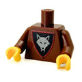 Wolfpack Castle Torso made using LEGO parts - B3 Customs - 