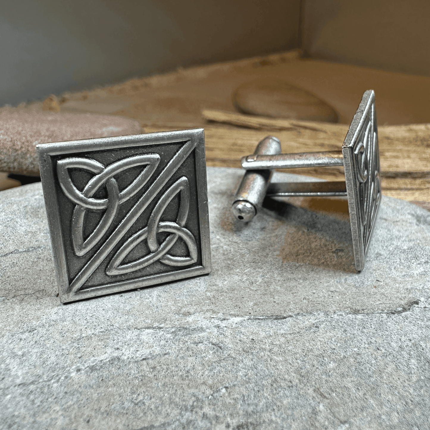 Trinity Knot Cuff Links - 