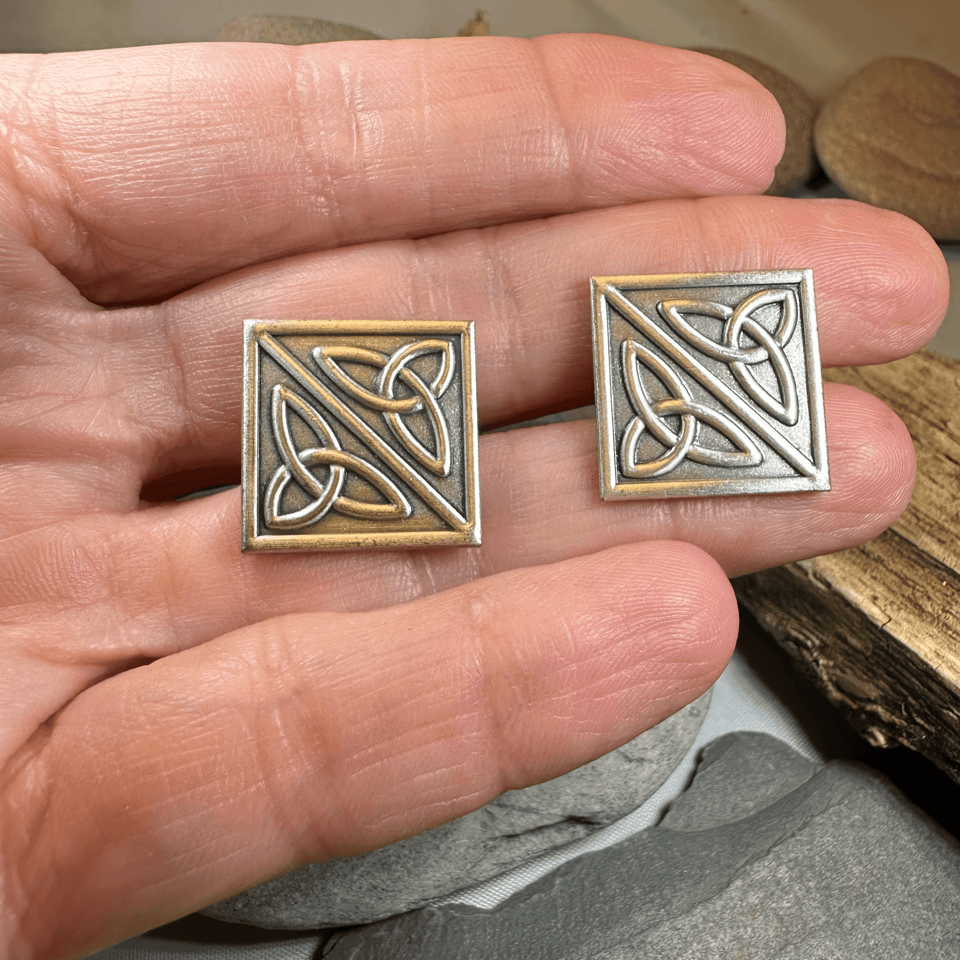 Trinity Knot Cuff Links - 