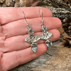 Celtic Morning Blue Topaz Earrings - 