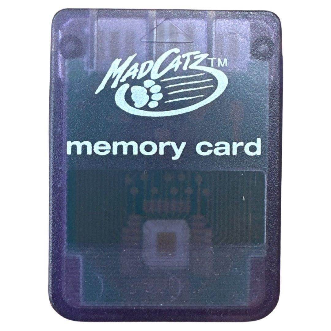 Memory Card - PlayStation - MadCatz - Purple
