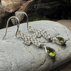 Leanna Celtic Knot Earrings - Peridot