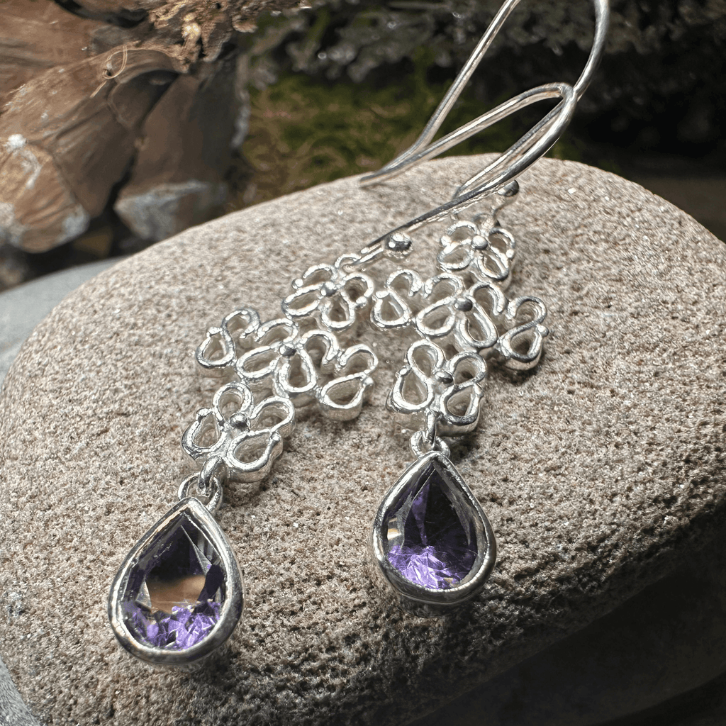 Leanna Celtic Knot Earrings - Peridot