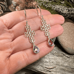Leanna Celtic Knot Earrings - Peridot