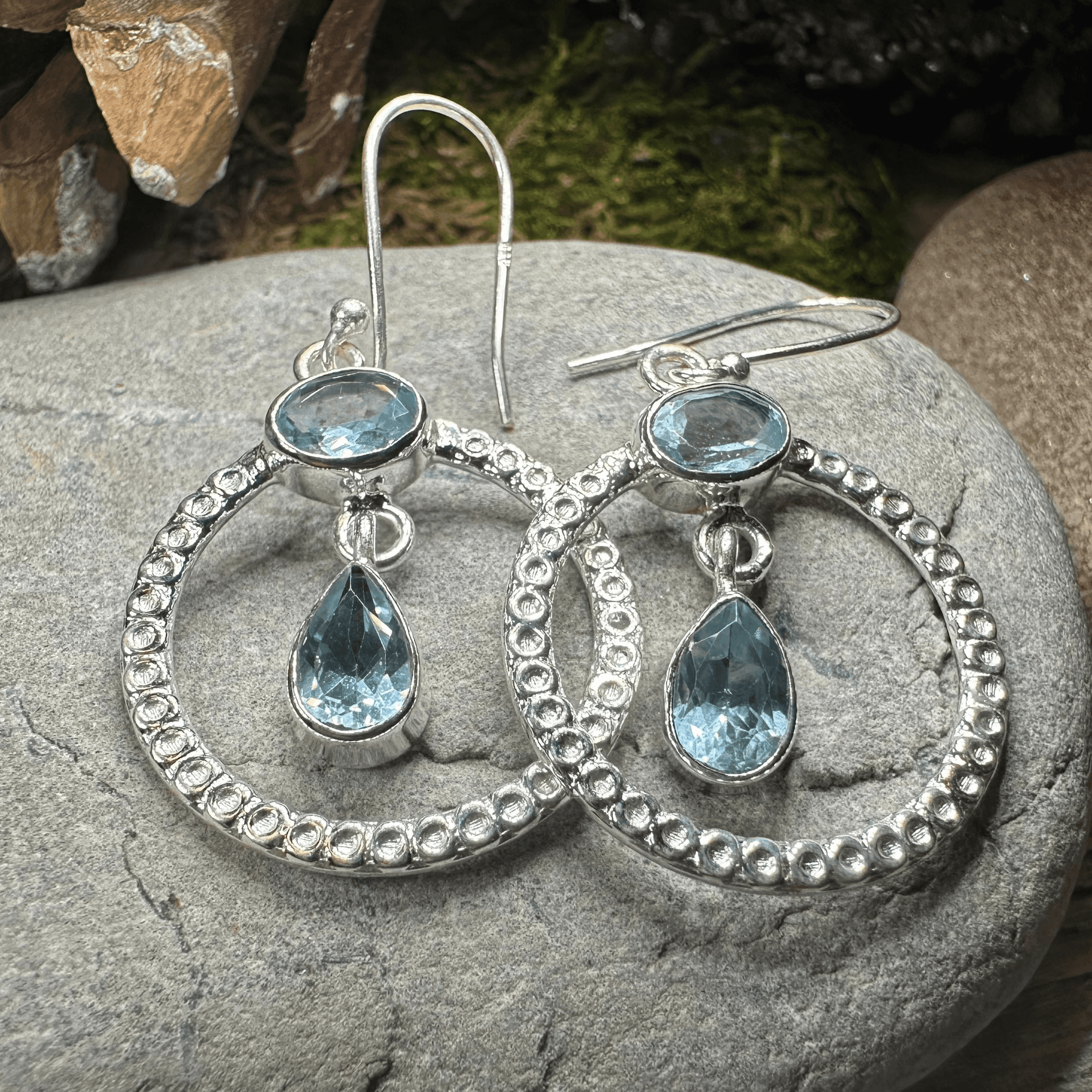 Briallen Gemstone Earrings - Amethyst