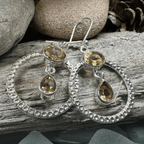 Briallen Gemstone Earrings - Amethyst