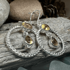 Briallen Gemstone Earrings - Amethyst