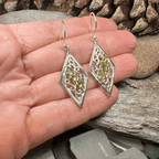 Mira Celtic Knot Earrings - Garnet