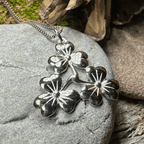 Triple Shamrock Necklace - 18