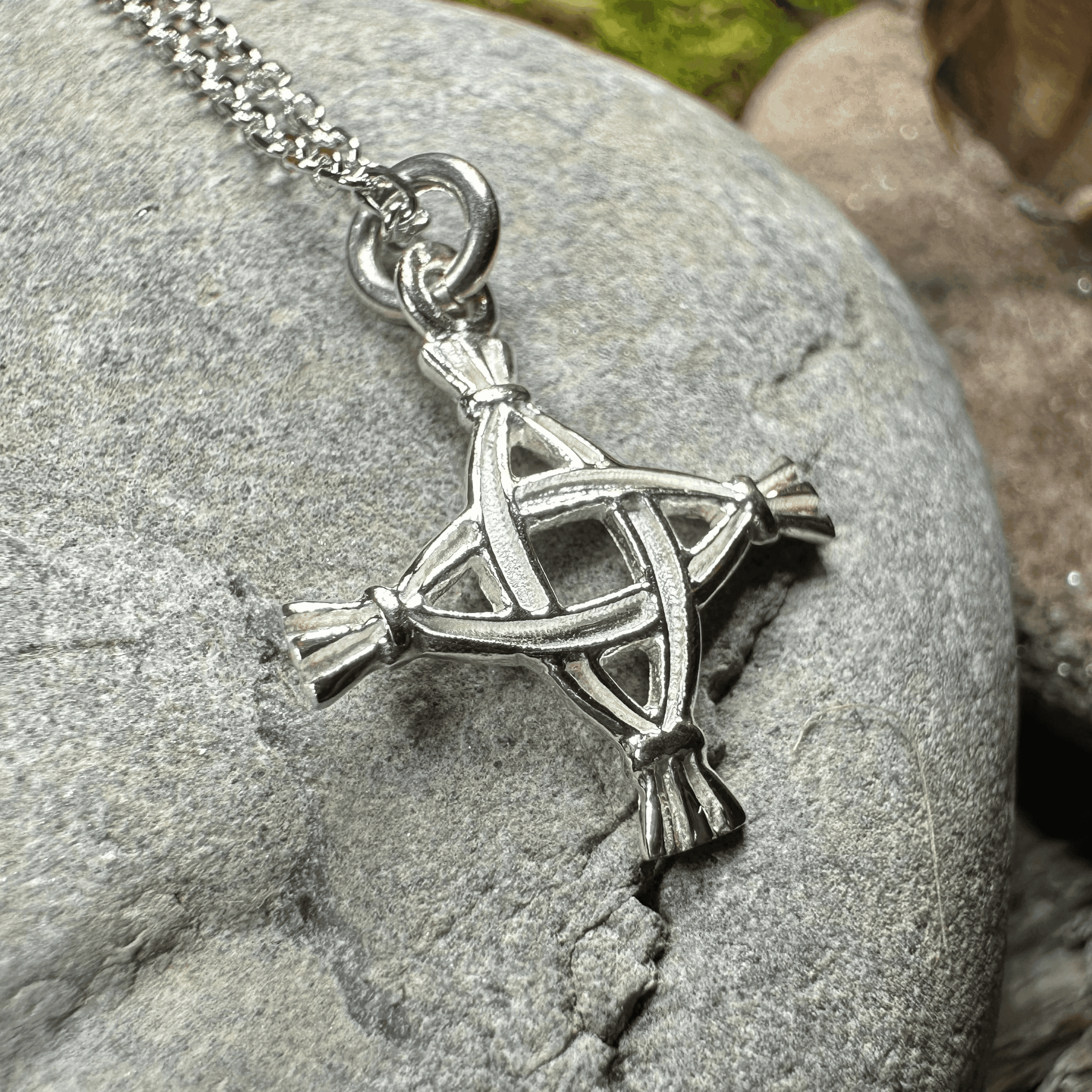 Kildare Saint Brigid's Cross Necklace - 18
