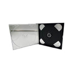 Quad Video Game Clear Replacement Shell Storage Case Playstation, DreamCast, CD's, & PC - 