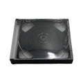 Quad Video Game Clear Replacement Shell Storage Case Playstation, DreamCast, CD's, & PC - 
