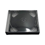 Quad Video Game Clear Replacement Shell Storage Case Playstation, DreamCast, CD's, & PC - 