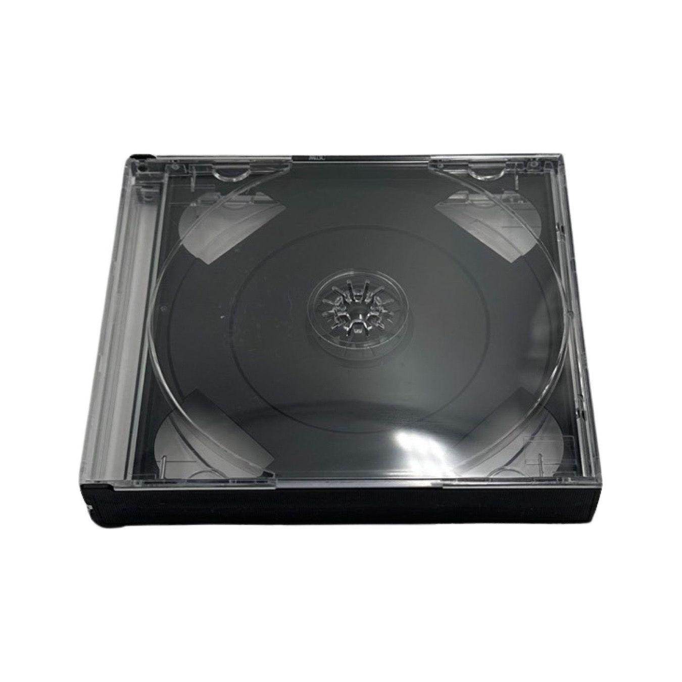 Quad Video Game Clear Replacement Shell Storage Case Playstation, DreamCast, CD's, & PC - 