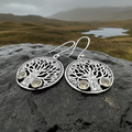 Eden Tree of Life Citrine Earrings