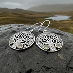 Eden Tree of Life Citrine Earrings