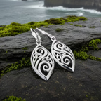 Marquise Trinity Knot Earrings