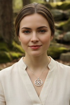 Colors of Ireland Celtic Knot Necklace