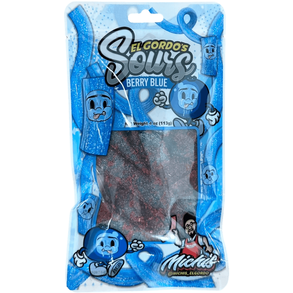 El Gordos Sours Berry Blue 113g - 