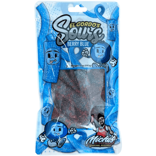 El Gordos Sours Berry Blue 113g - 
