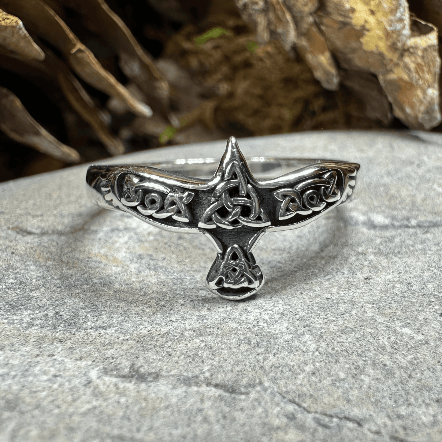 Soar Celtic Raven Ring - 4