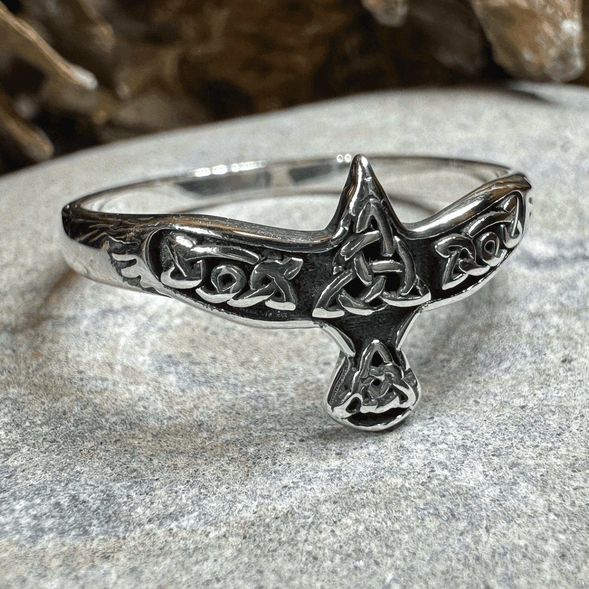 Soar Celtic Raven Ring - 4