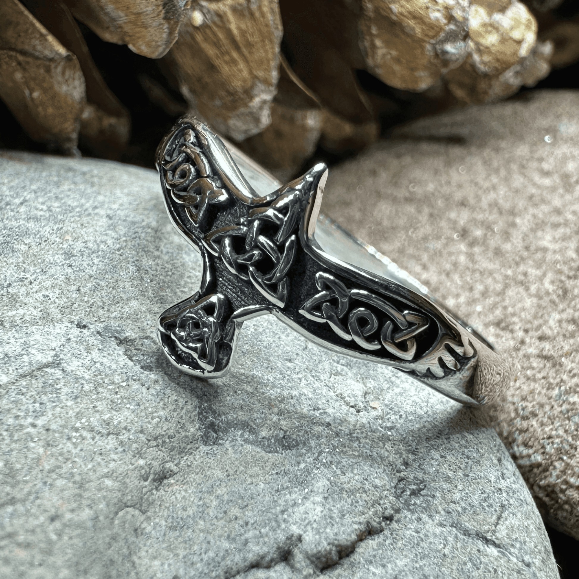 Soar Celtic Raven Ring - 4