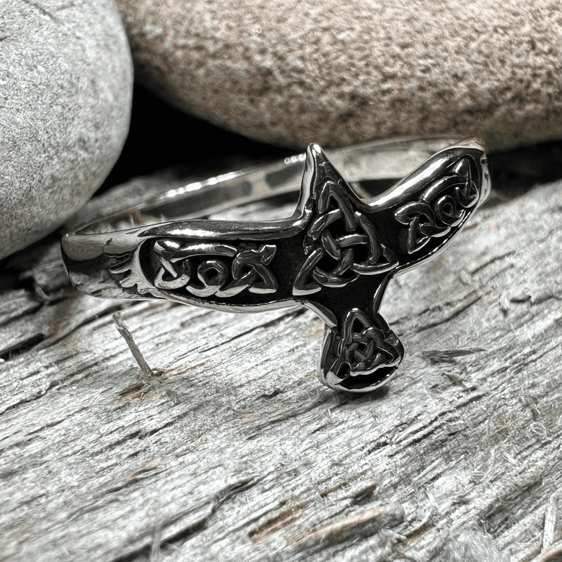 Soar Celtic Raven Ring - 4