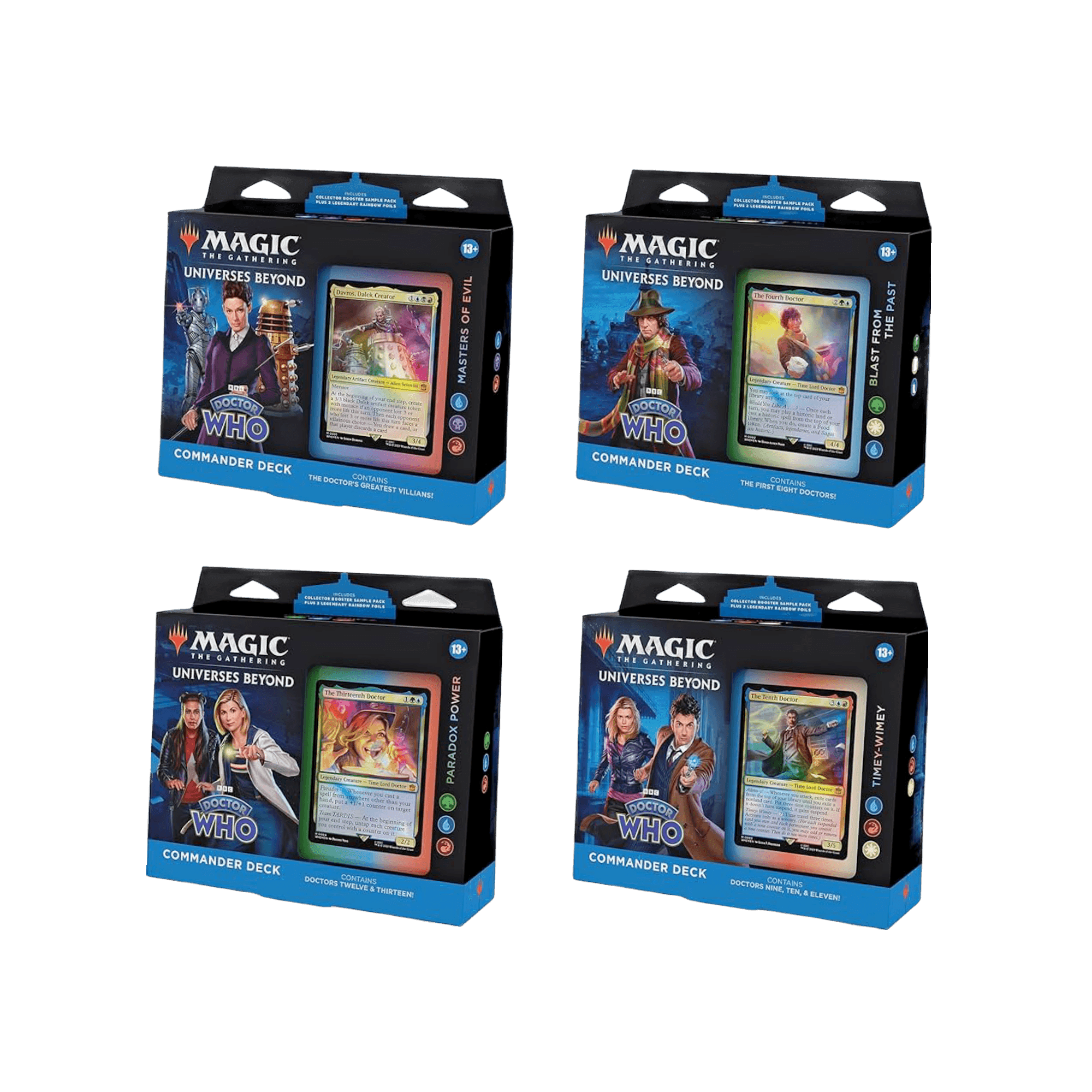 Universes Beyond: Doctor Who Single Commander Deck | MTG | New - Timey Wimey