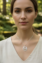 Golden Children of Lir Swan Necklace
