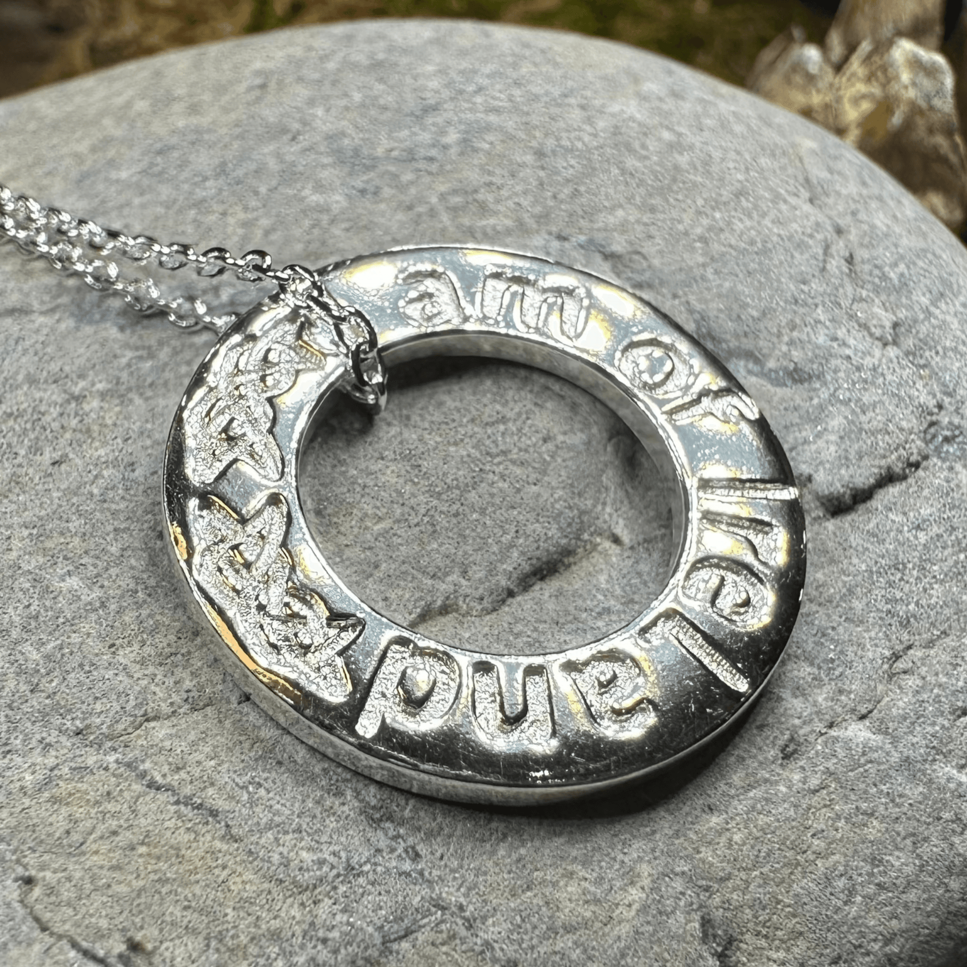I Am Of Ireland Gaelic Necklace - 18