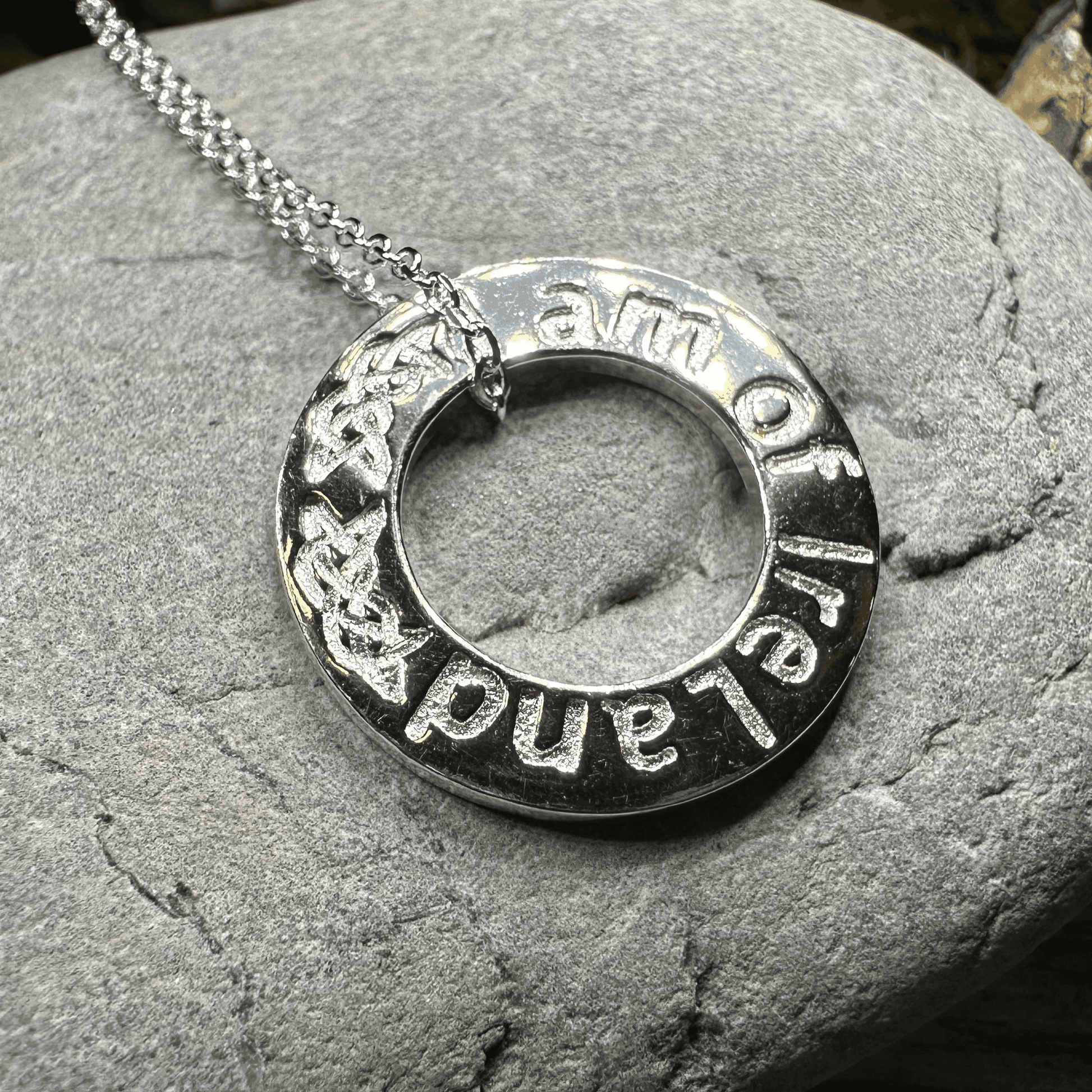 I Am Of Ireland Gaelic Necklace - 18