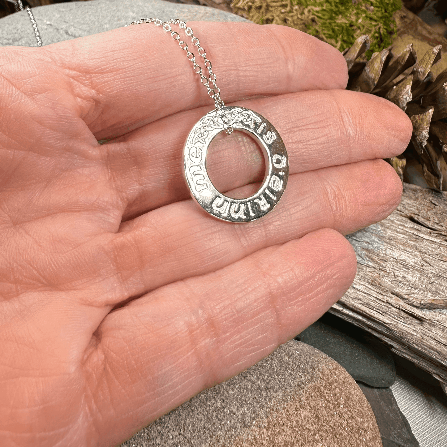 I Am Of Ireland Gaelic Necklace - 18