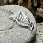 Alianna Irish Harp Necklace - 18