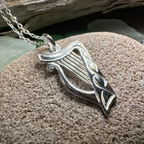 Alianna Irish Harp Necklace