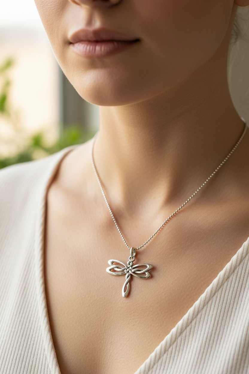 Joy Dragonfly Necklace