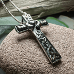 Dayle Celtic Cross Claddagh Necklace - 
