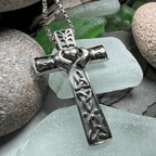 Dayle Celtic Cross Claddagh Necklace - 