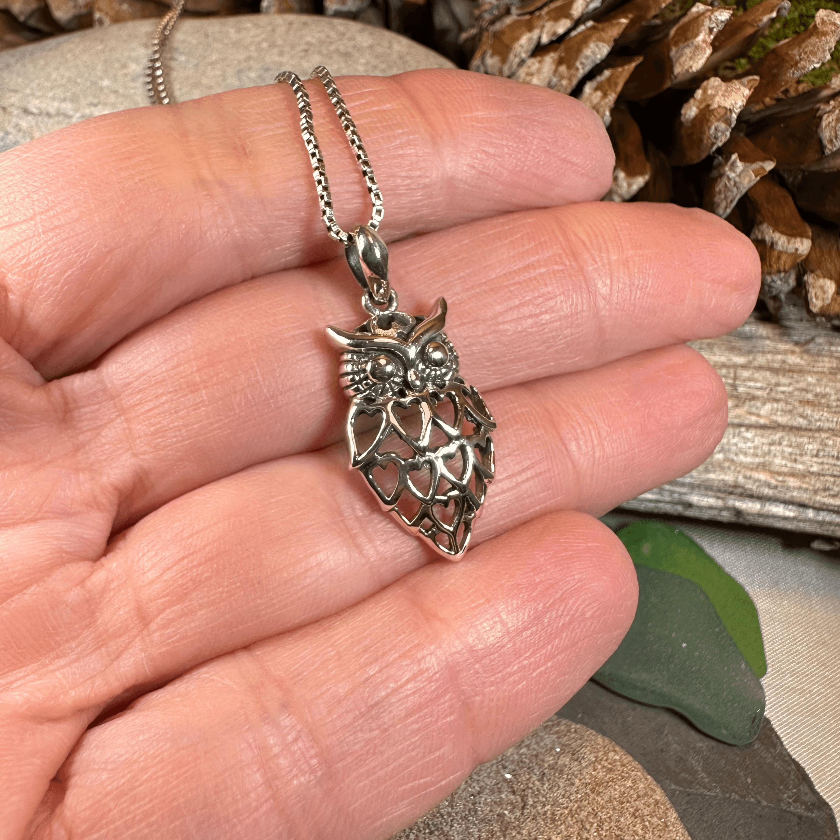 Eagna Owl Lover Necklace - 18