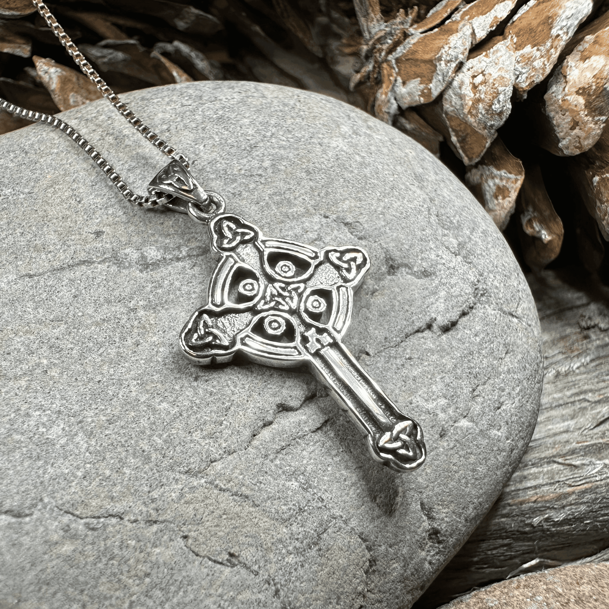 Chay Celtic Cross Necklace - 