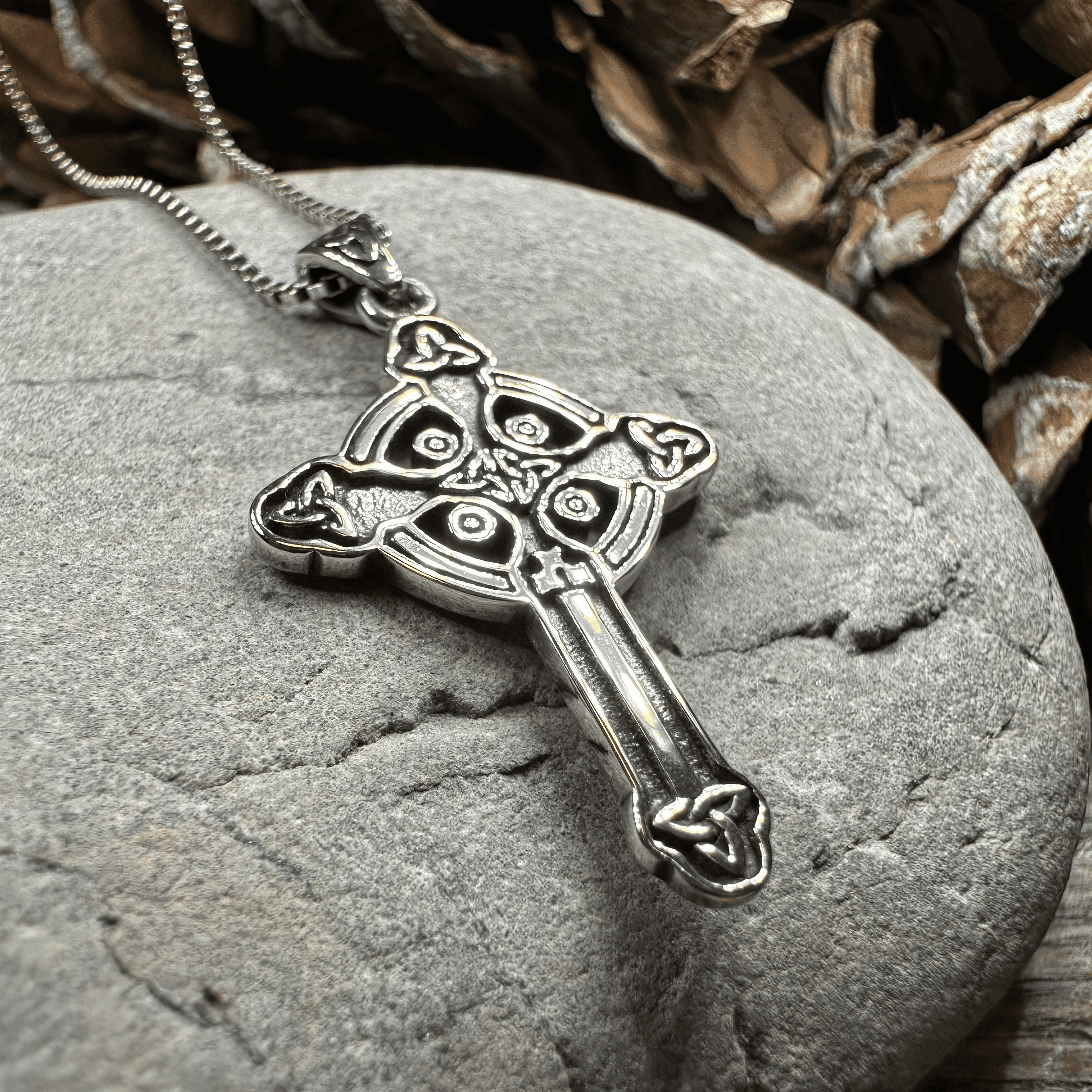 Chay Celtic Cross Necklace - 