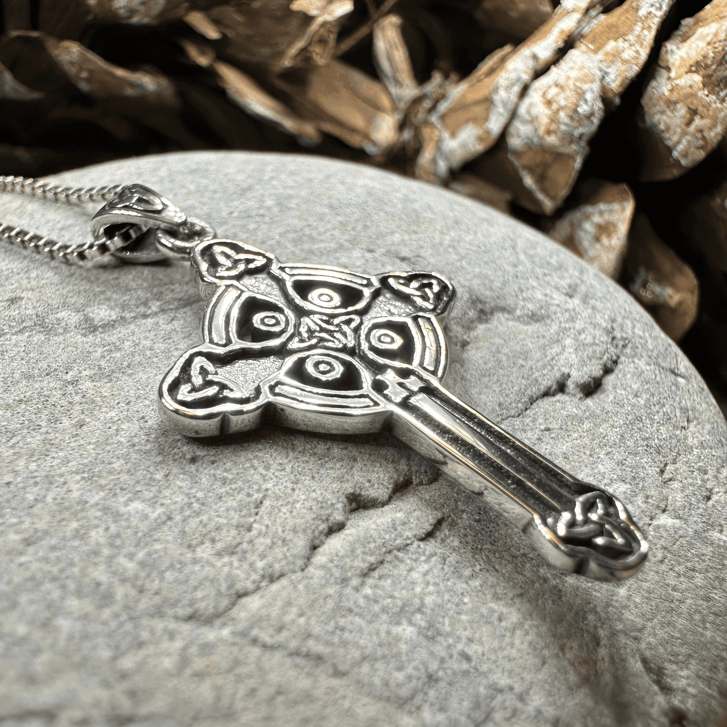 Chay Celtic Cross Necklace - 