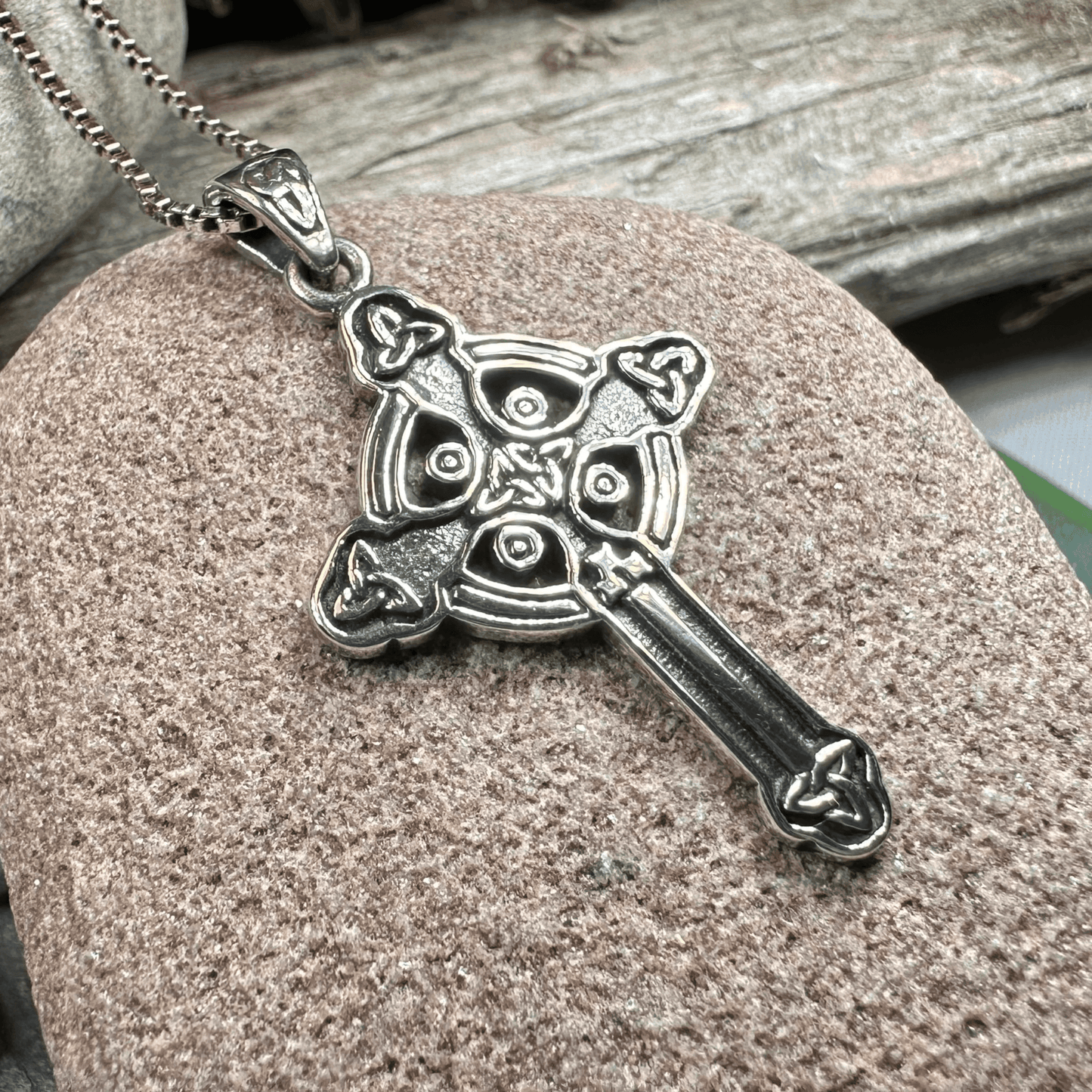 Chay Celtic Cross Necklace - 