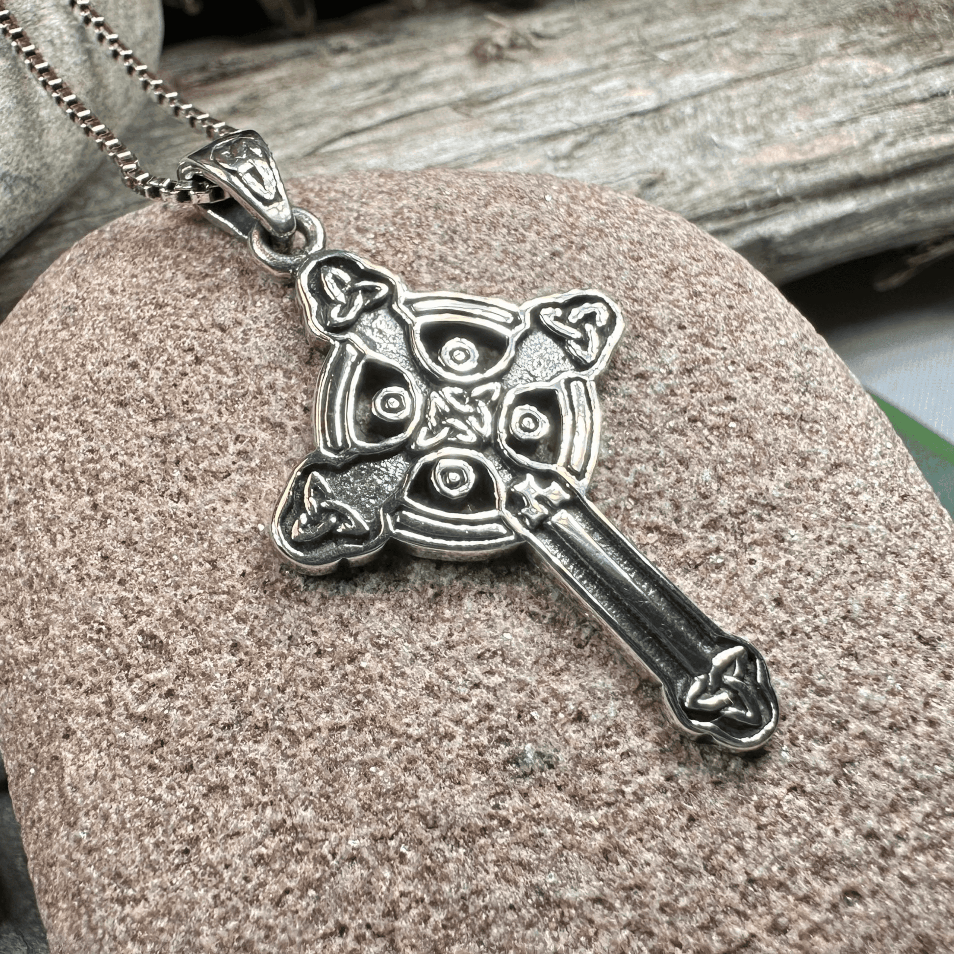 Chay Celtic Cross Necklace - 