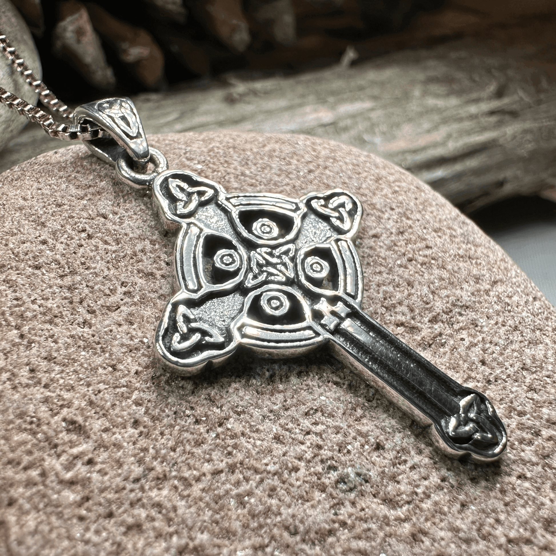 Chay Celtic Cross Necklace - 