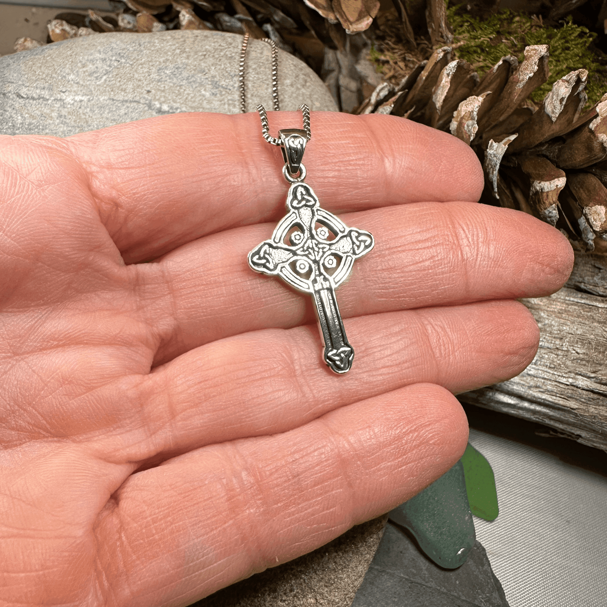Chay Celtic Cross Necklace - 