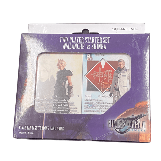 Two-Player Starter Set: Avalanche Vs. Shinra | FFTCG | New - 